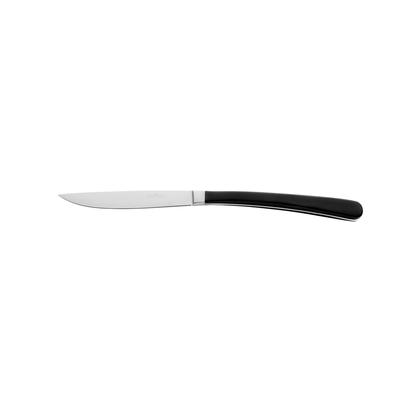 Steakmesser PINTINOX "KOBE mit Sägeschliff", schwarz, B:7mm, Edelstahl, Kunststoff, Essmesser
