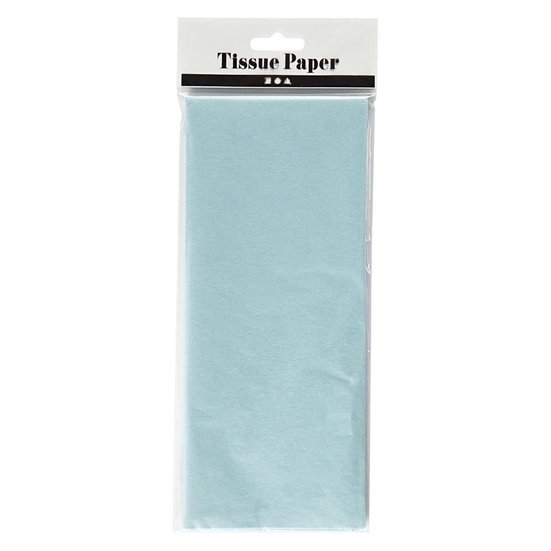 Creativ Company Seidenpapier Hellblau 10 Blatt 14 gr, 50x70cm (10x) (5712854199353)