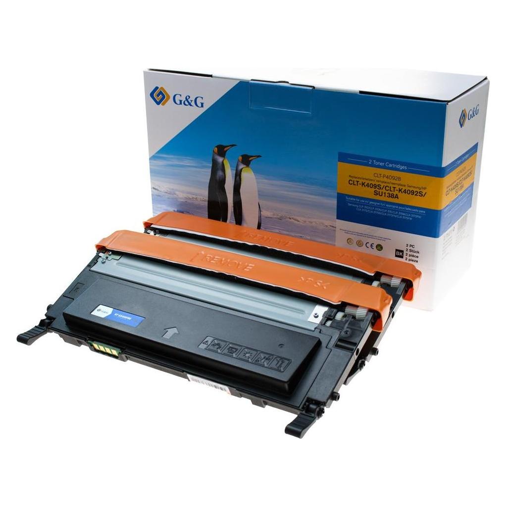 G&G Toner ersetzen Samsung P4092B/ HP SU391A 2 Stück (BK) (15002)