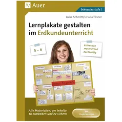 Lernplakate gestalten im Erdkundeunterricht 5-6, Schulbücher von Ursula Tilsner, Luisa Schmitt