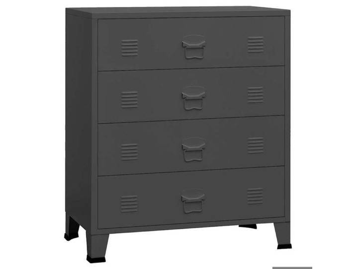 NEW Meuble stockage - vidaxL - Armoire à tiroirs industrielle Anthracite 78 x 40 x 93 cm Métal - Commode de chambre 50720