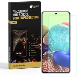 6x Panzerfolie für Samsung Galaxy A71 ANTI-SCHOCK Displayschutzfolie MATT