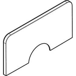 Hansgrohe Blende oben 40 Grad ShowerSel.Com.Q Therm.UP mattweiß, 94938700 94938700