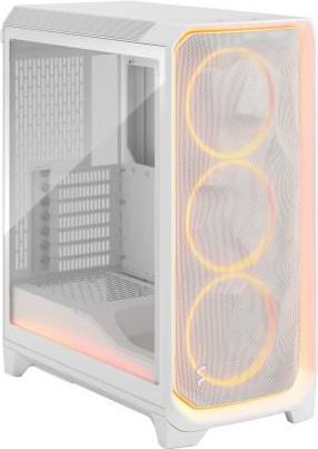 PC Gehäuse Fractal Design Meshify 3 Ambience Pro RGB, E-ATX (277 mm), 3 Momentum ARGB Lüfter, USB Type C 20 Gbps, Weiß