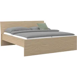 Bett Unit 180 Eichefarben ca. 180x200cm