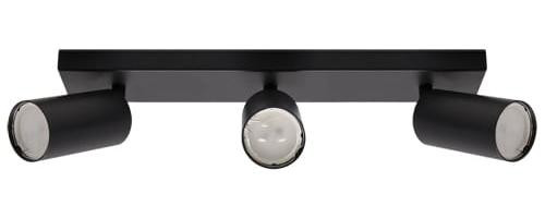 Ideus MANAM Wand- en plafondlamp, zwart, 3x GU10, 3x35W, IP20