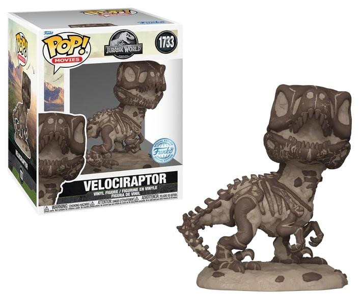 Funko Pop! Jurassic Park Velociraptor Fossil 6 inch
