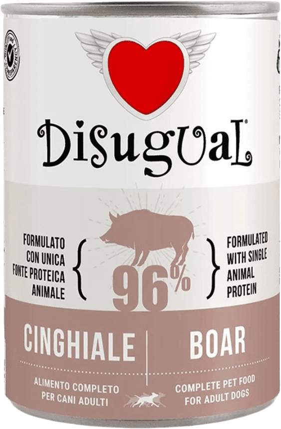 Kit Risparmio 12x400G Disugual Dog Monoprotein CINGHIALE