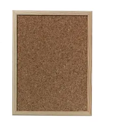 herlitz Pinnwand 30x40cm Holzrahmen natur Packung mit 12 Stück