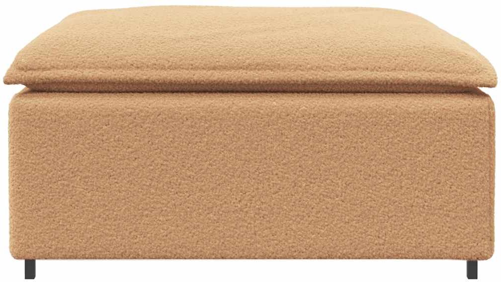 vidaXL Repose-pieds modulaire beige 100x100x48 cm