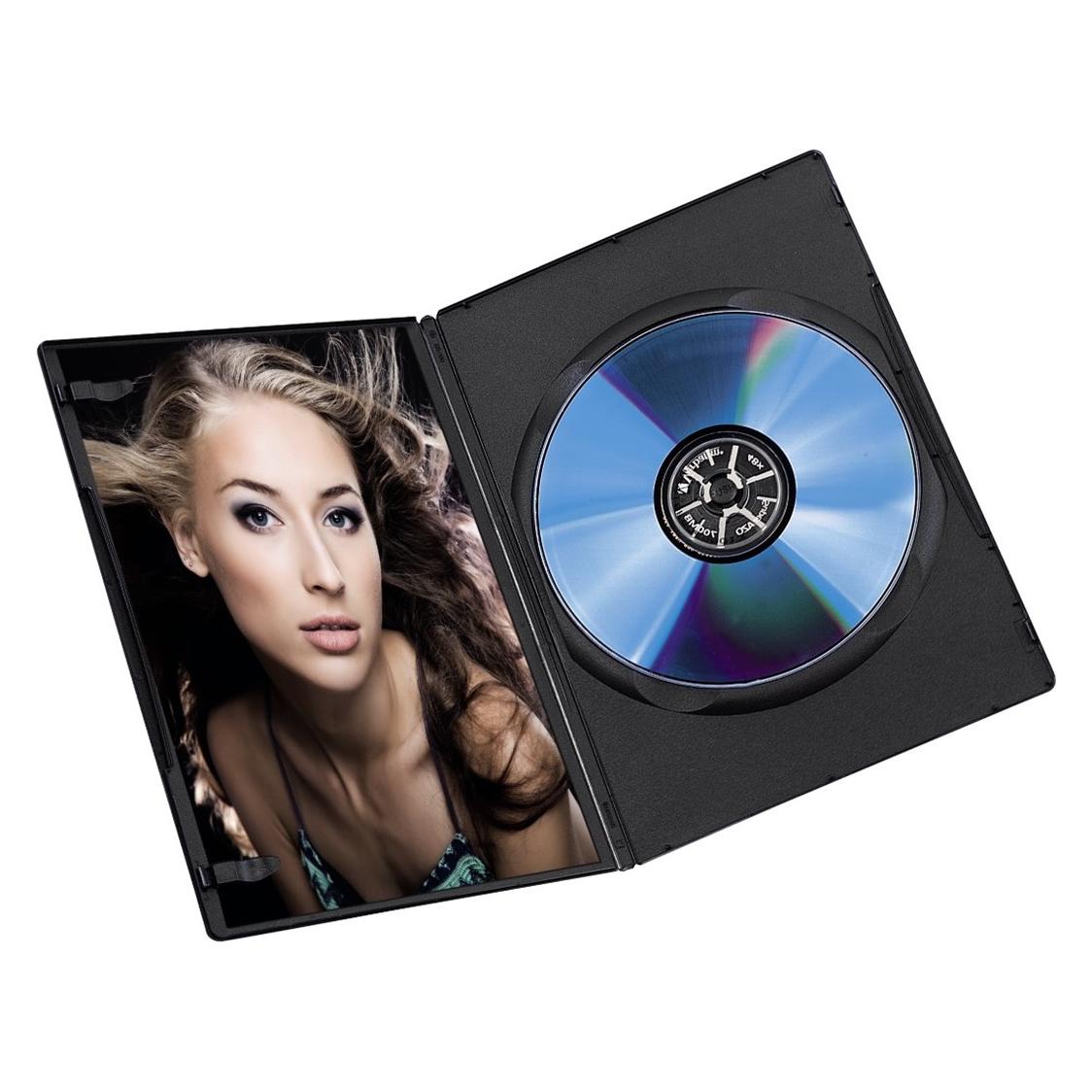 Hama 1x25 DVD-Leerhülle Slim 50% Platzsparnis (51182)