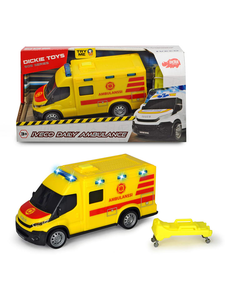 Dickie Toys Auto "Finnish Iveco Daily Ambulance" - ab 3 Jahren - onesize
