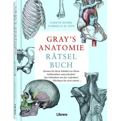 GRAY’S ANATOMIE RÄTSELBUCH, Gebundene Ausgabe von Gareth Moore,Gabrielle M. Finn, Librero, 978-94-6359-597-1