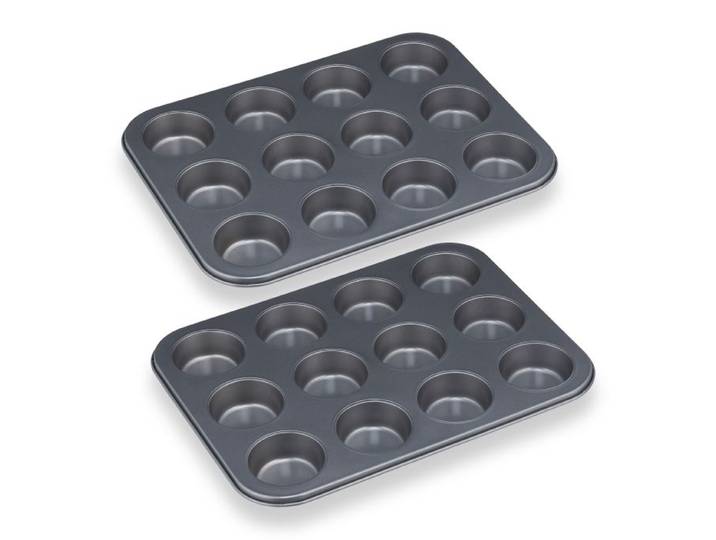 Relaxdays 4 x Muffinform für 12 Muffins