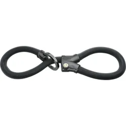 Abus Infinity Loop 1806/140 Kettenschloss, 140 cm, zwei Schlaufen, IvyTex, schwarz