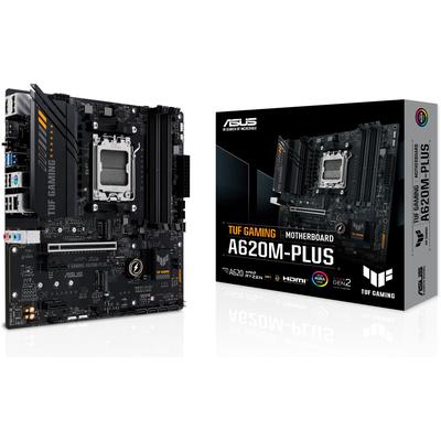 ASUS Mainboard "TUF GAMING A620M-PLUS", schwarz, B:24,4cm T:24,4cm, Mainboards