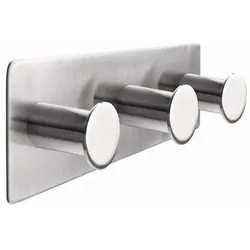 Tesa Haken PowerButton Gebürsteter Stahl Edelstahl 59334-00000-01