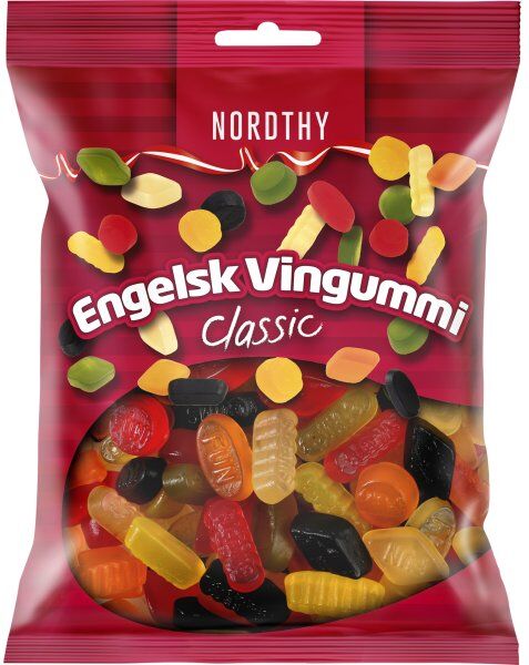 Nordthy Engelsk Vingummi, 300 G