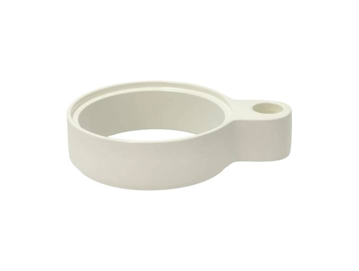 Villa Collection Bougeoir Styles 3,6x16 cm Offwhite-aluminium