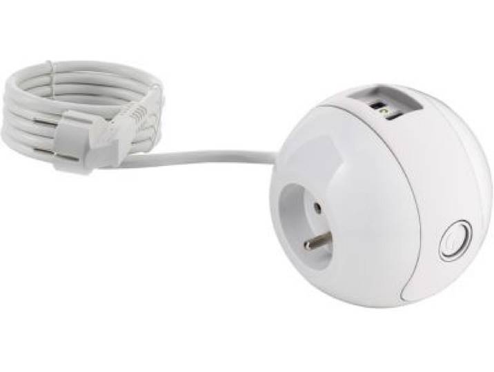 Watt And Co - Multiprise Usb Wattball Blanc