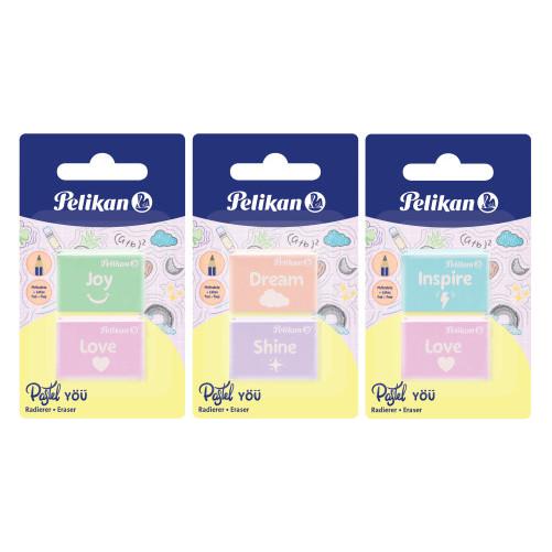 Pelikan 606196 Radierer Kunststoff Gemischte Farben 2 Stück(e) (606196)