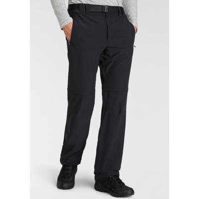 Zip-off-Hose CMP, Herren, Gr. 52, N-Gr, grau (anthrazit), Obermaterial: 89% Polyester, 11% Elasthan, Hosen, mit Zip-off-Funktion, elastisches und atmungsaktives Material