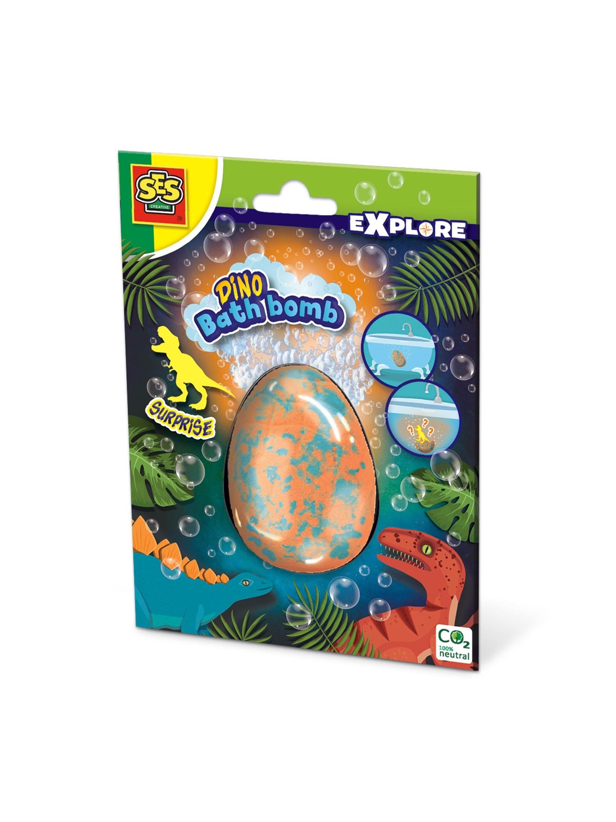SES Creative Dino Bath Bomb Surprise