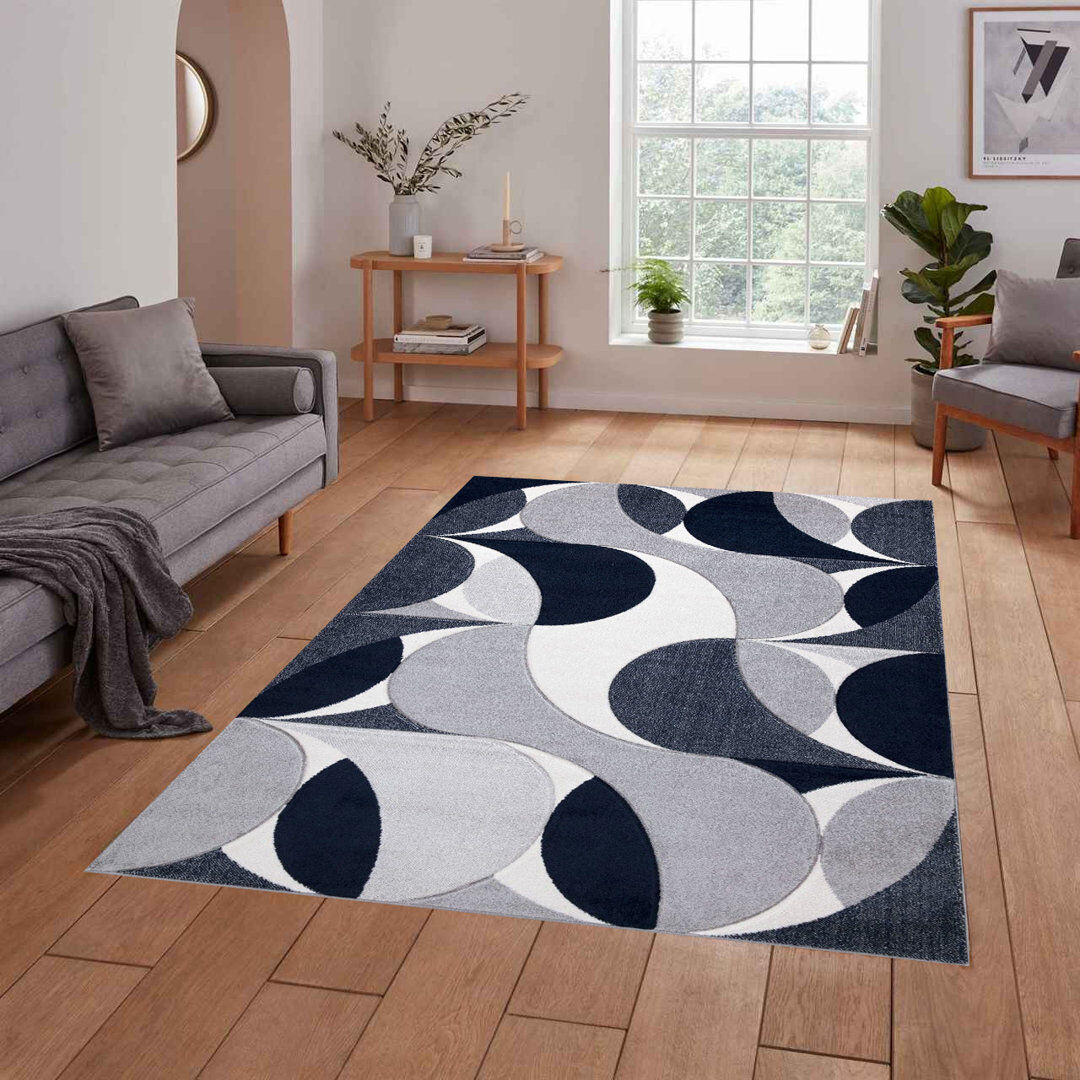 Ivy Bronx Astrit Abstract Area Rug Rectangle 200 x 290cm