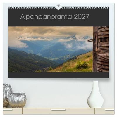 Alpenpanorama 2027 (hochwertiger Premium Wandkalender 2027 DIN A2 quer), Kunstdruck in Hochglanz