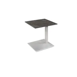 BEISTELLTISCH Chandra 55x47x54 höhenverstellbar Perlsilber/Keramik