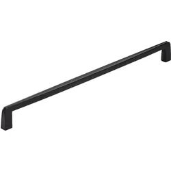 Siro, Möbelgriff, Griff Bias LA 320 mm, Breite 332 mm, Zinkdruckguss schwarz matt
