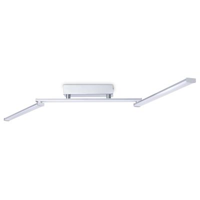 PACO HOME Deckenleuchte "DAVE", weiß (chrom, weiß), H: 10,4cm, Leuchten, LED Deckenstrahler