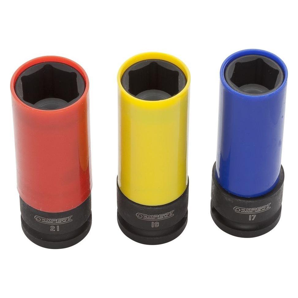 Expert Jeu 3 Douilles Jantes Alliages (17 mm, 19 mm, 21 mm) (E194676)