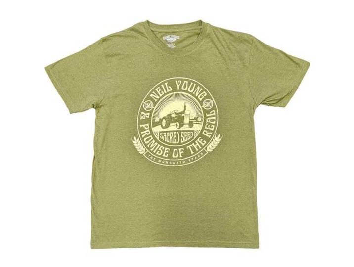 Neil Young Tractor Seal T Shirt M