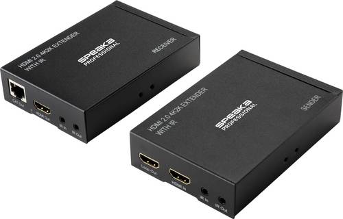 SpeaKa Professional SP-HDE-300 HDMI Extender (Verlängerung) über Netzwerkkabel RJ45 60m