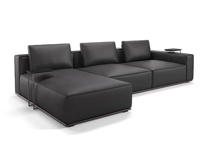 Leder Ecksofa SELVA Polsterecke Sitzecke Eckgarnitur