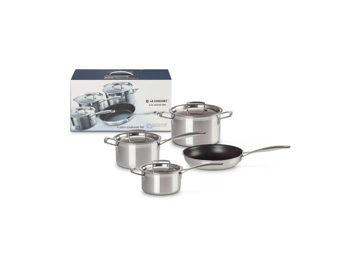 Le Creuset Le Creuset Topf- und Pfannenset Edelstahl, 4-teilig