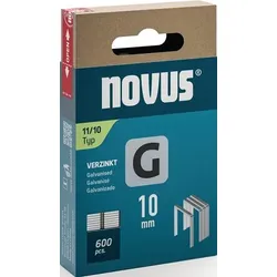 Flachdrahtklammer G Typ 11 B10,6xL10mm Draht-B.1,25mm 600 St.NOVUS