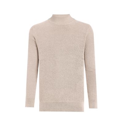 Rollkragenpullover FELIX HARDY "Rollkragenpullover", Herren, Gr. XL, beige, 100% Baumwolle, hoch geschlossener Ausschnitt, Pullover Rollkragenpullover
