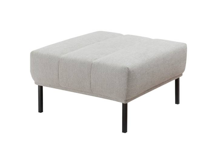 Pure Home Lifestyle Hocker, Creme, Metall, quadratisch, 80x46x80 cm, Lederauswahl, Stoffauswahl, Wohnzimmer, Hocker, Sitzhocker