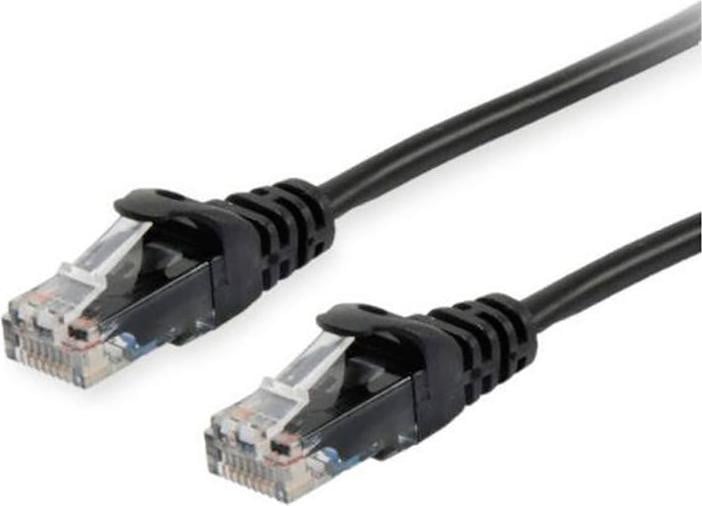 Equip Patchkabel Cat6 U/UTP 2xRJ45 zwart 0,15m