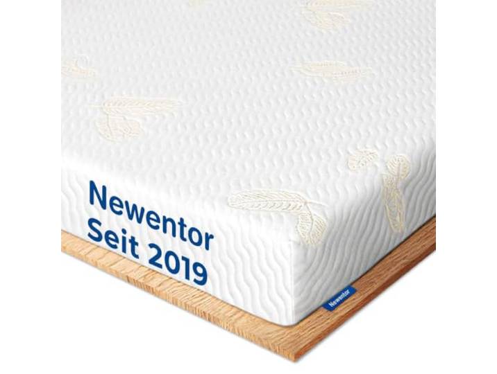 Newentor® Topper 200x200cm H5 H6, eingetragenes Design, Ergo-Kaltschaum 7 cm hoch Matratzen Topper, Öko-Tex, waschbarer Bezug, für Matratze, Boxspringbett, Schlafsofa