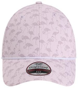 Imperial 5058 The Outtasite Cap in Flamingos Pink size Adjustable   Polyester