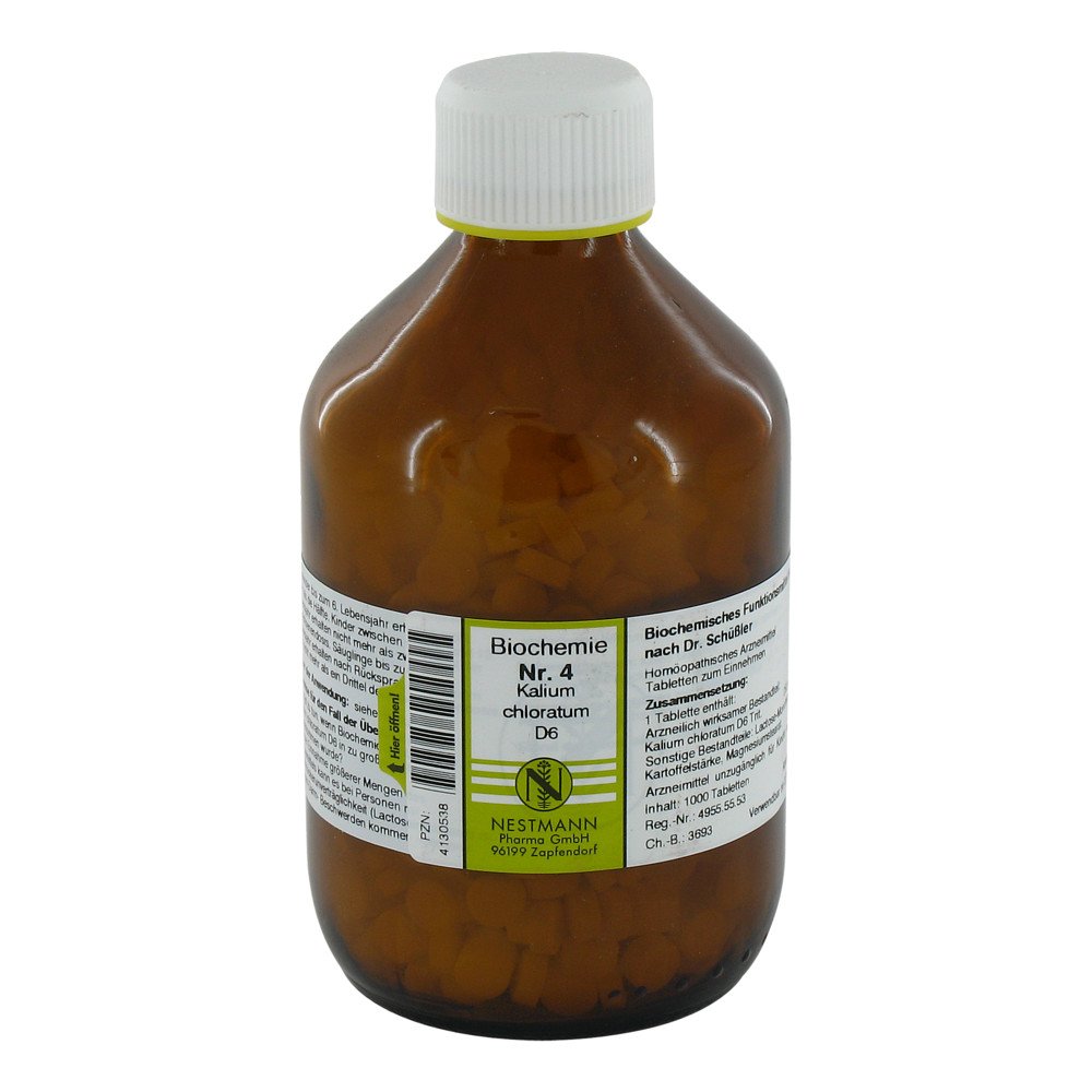 NESTMANN Pharma GmbH Biochemie 4 Kalium chloratum D6 Tabletten 04130538