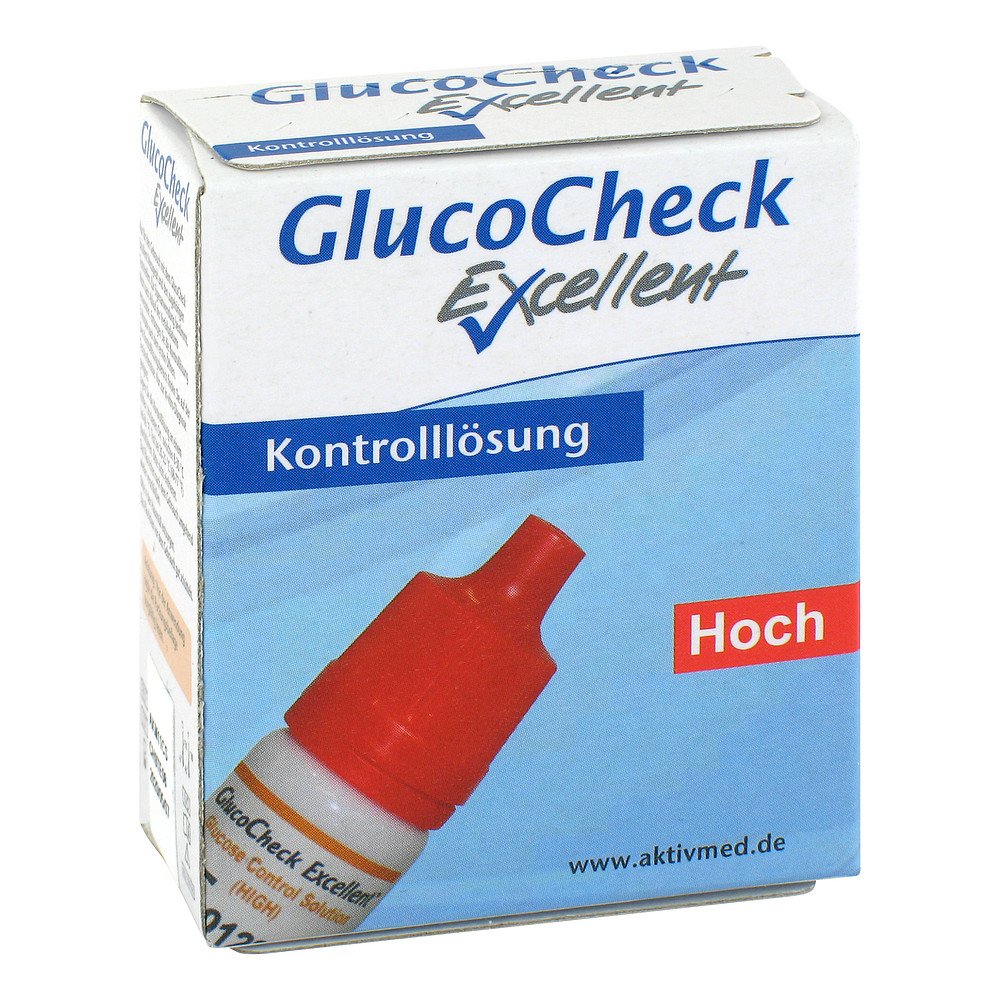 Aktivmed GmbH Gluco Check Excellent Kontroll Lösung hoch 09121099