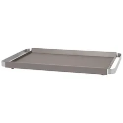 blomus Tablett Pegos 50,1 x 31,8 cm Edelstahl Grau Hellgrau