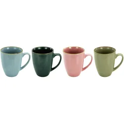 4x CreaTable, Tasse, Kaffebecher 'Cosy Morning' 320 ml (320 ml, 4x)