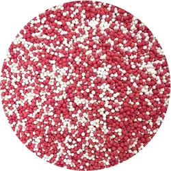 Zuckerperlen Rot‐Weiß, 80 g