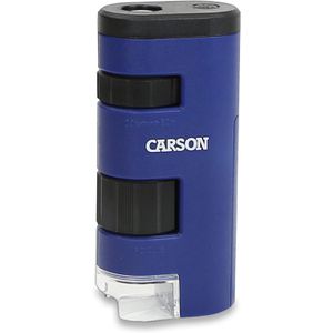 Carson-Optical Mikroskop Pocket Micro MM-450, analog, Auflicht, Taschenmikroskop mit LED, Vergrößerung 20-60x