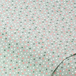 Baumwollstoff Pünktchen "Mona", mint-color